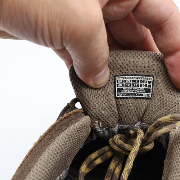 Keen Targhee II Men's 12 Brown Leather Low Top Lace Up Waterproof Hiking Boots - Picture 3 of 12